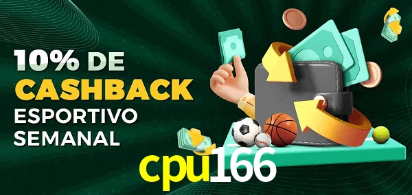 10% de bônus de cashback na cpu166